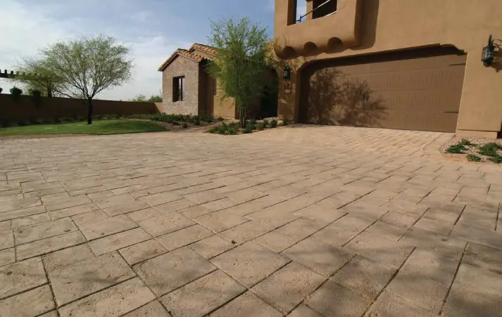 Paver Hardscape Driveway