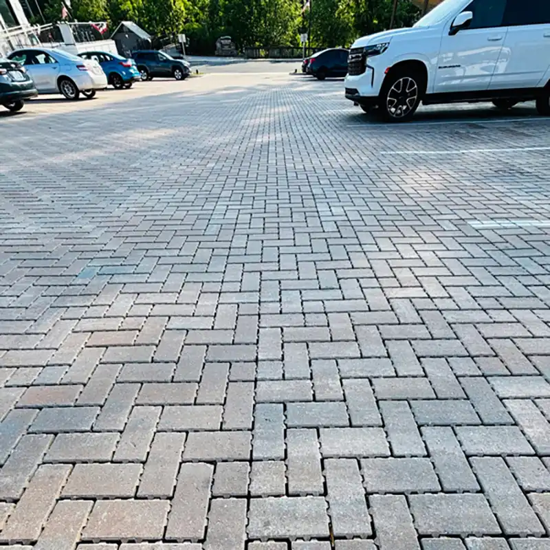 Commercial Permeable Parking Lot